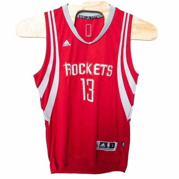 Adidas Swingman Stitched Harden #13 Jersey Rockets Mens Small‎ Authentic - Picture 1 of 5